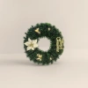 Christmas wreaths with simulated pine branches are hung on the door for festive decoration in the living room and bedroom Application Scenario